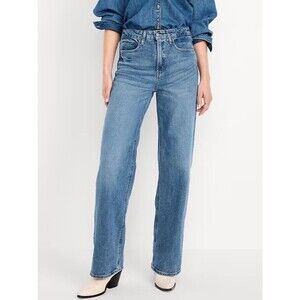 NWT Old Navy Extra High-Rise Sky-Hi Wide Leg Secret-Smooth Pockets Size 8R